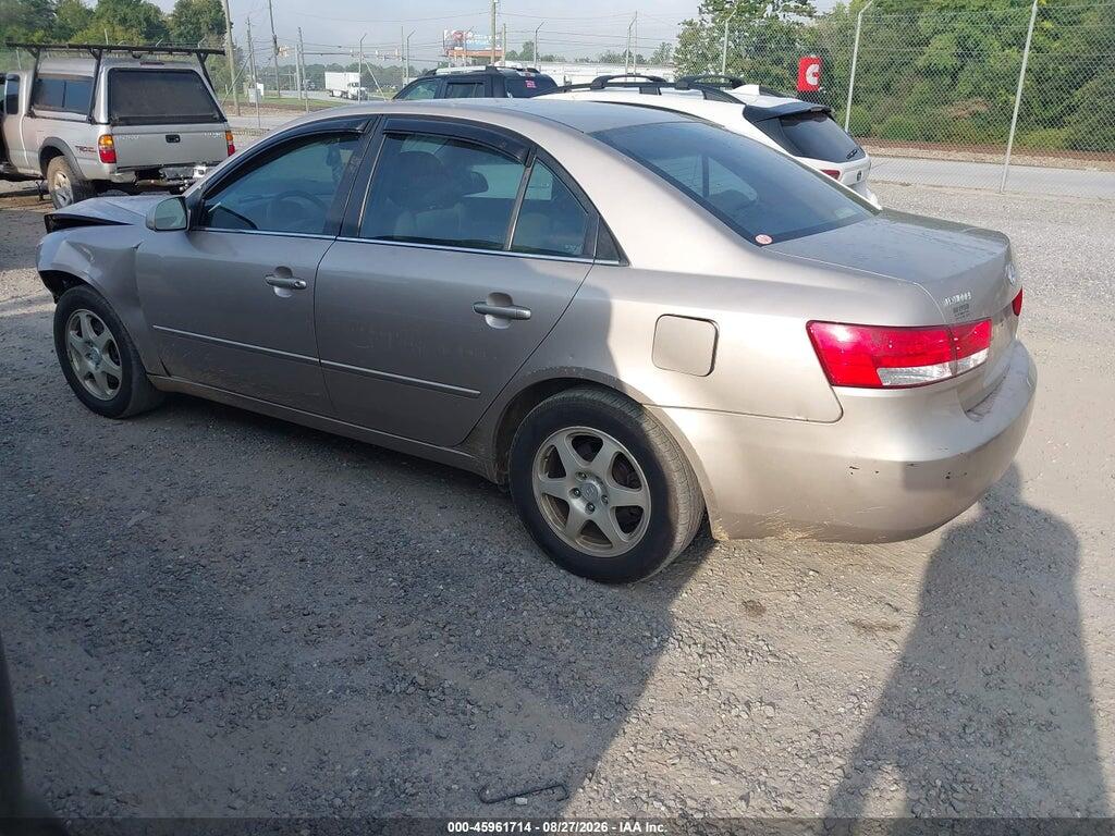 5NPEU46F06H049126 2006 HYUNDAI SONATA photo no. 3
