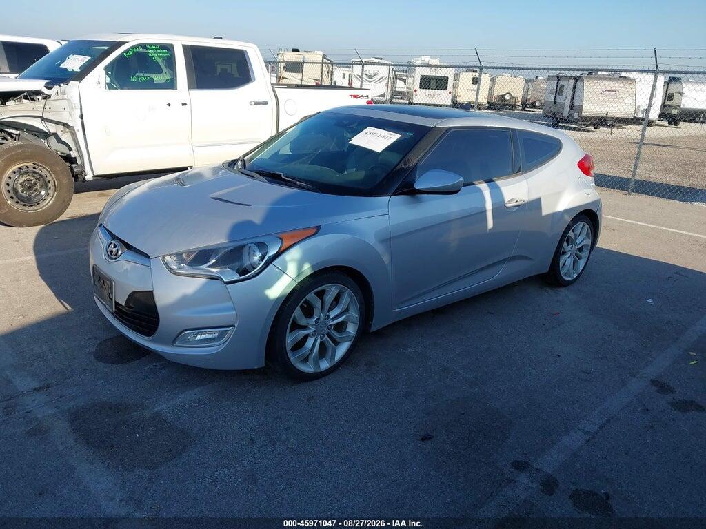 KMHTC6ADXCU045593 2012 HYUNDAI VELOSTER photo no. 2