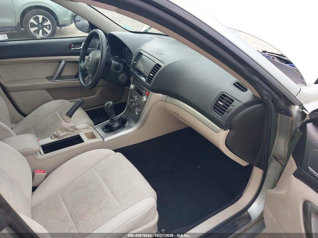 4S3BL616796224978 2009 SUBARU LEGACY photo no. 5