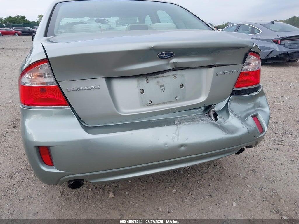 4S3BL616796224978 2009 SUBARU LEGACY photo no. 6