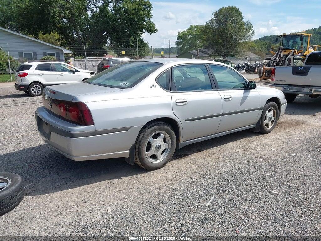 2G1WF52E939449775 2003 CHEVROLET IMPALA photo no. 4