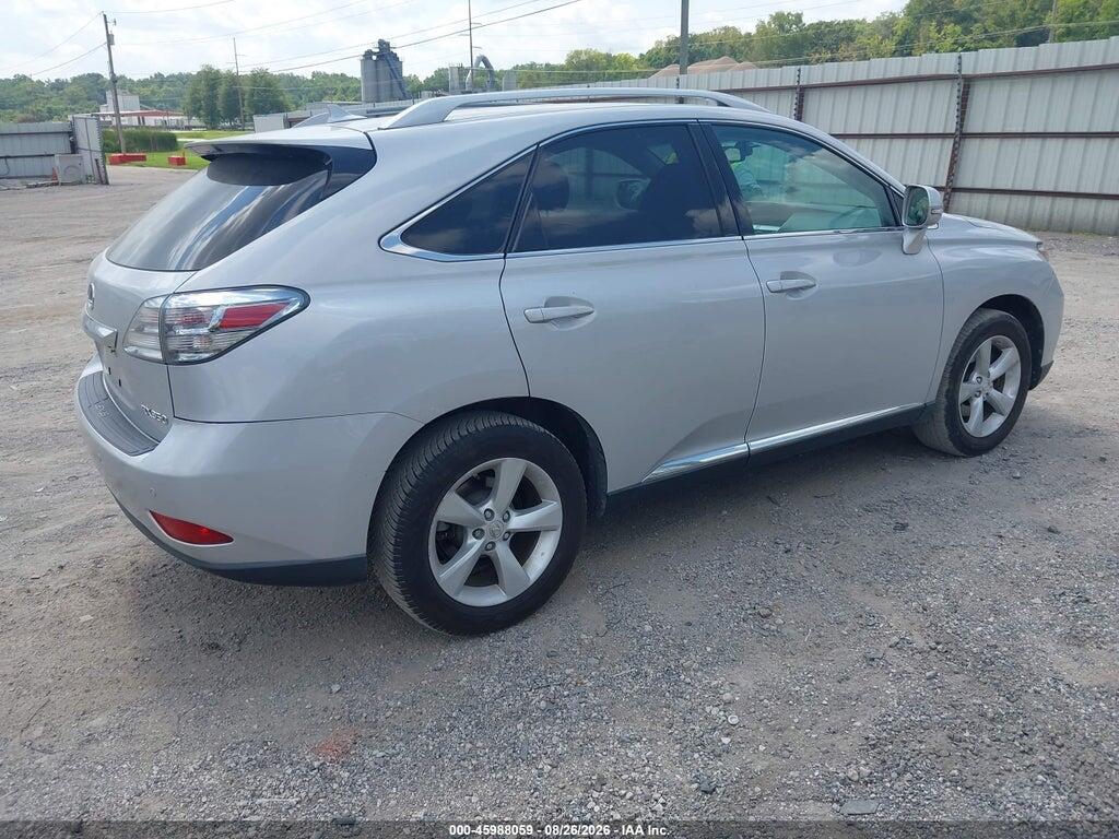 2T2BK1BA0CC125309 2012 LEXUS RX 350 photo no. 4