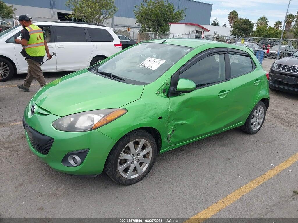JM1DE1LZ2C0136363 2012 MAZDA MAZDA2 photo no. 2