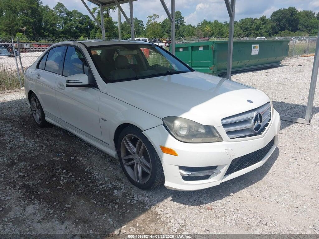 2012 MERCEDES-BENZ C 250 WDDGF4HB7CR219389