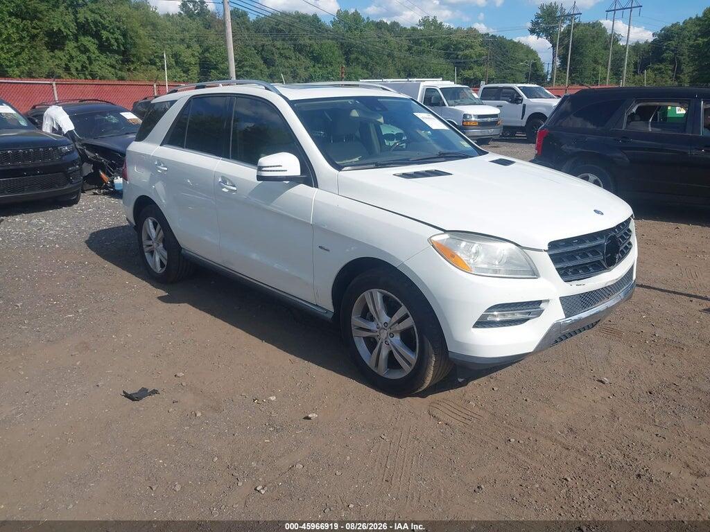 2012 MERCEDES-BENZ ML 350 4JGDA5HB1CA002271