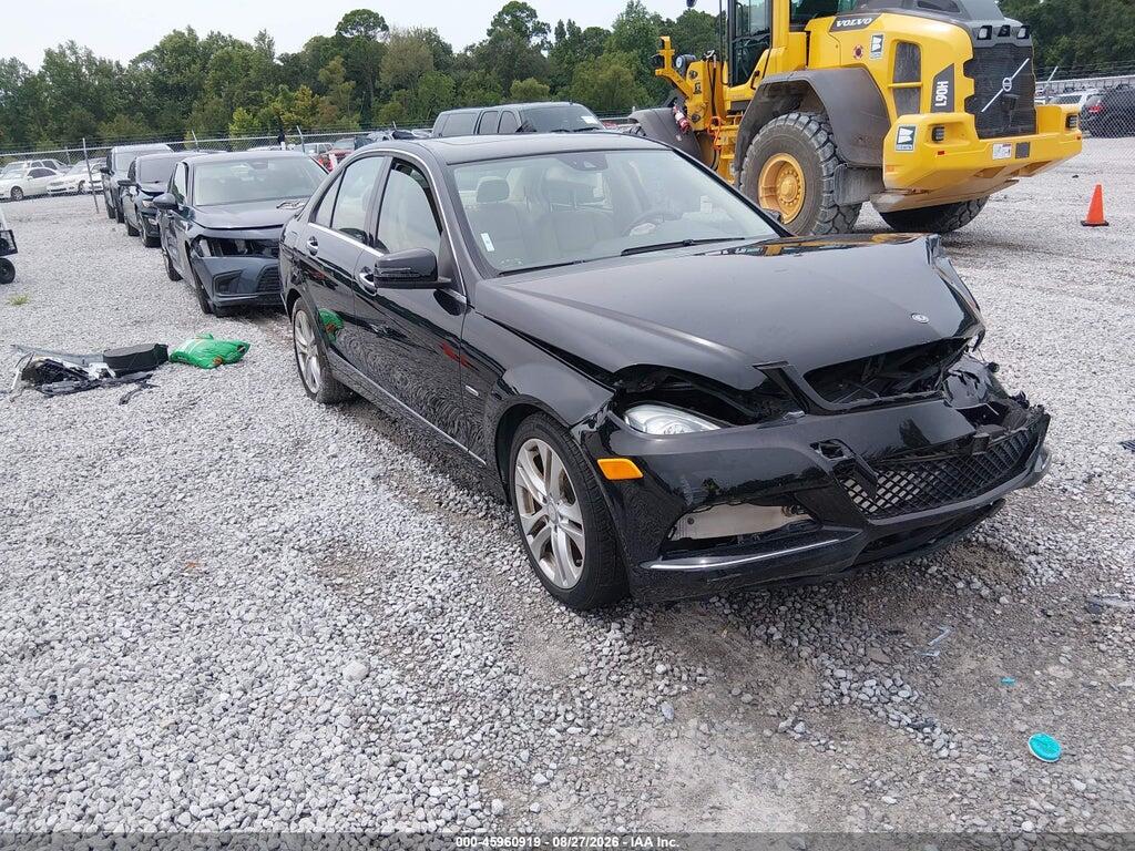 WDDGF4HB6CA611018 2012 MERCEDES-BENZ C 250 photo no. 1