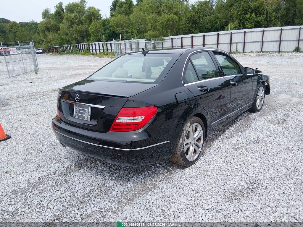 WDDGF4HB6CA611018 2012 MERCEDES-BENZ C 250 photo no. 4