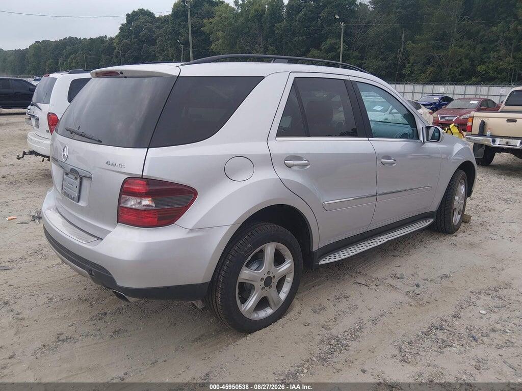 4JGBB86E58A438969 2008 MERCEDES-BENZ ML 350 photo no. 4