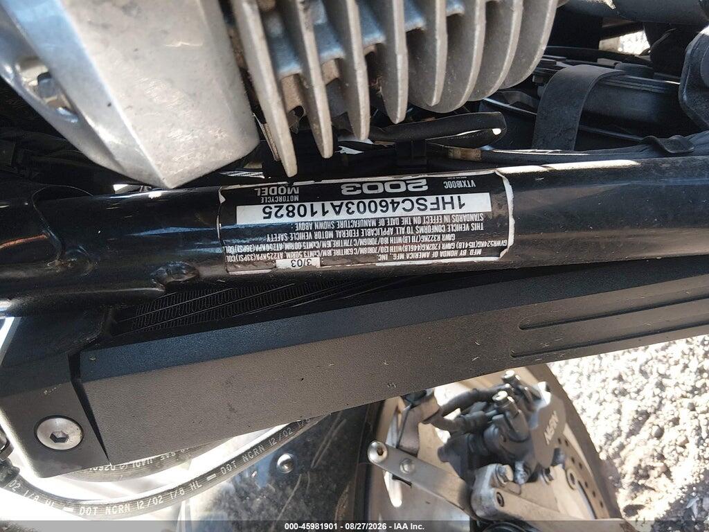 1HFSC46003A110825 2003 HONDA VTX1800 photo no. 10