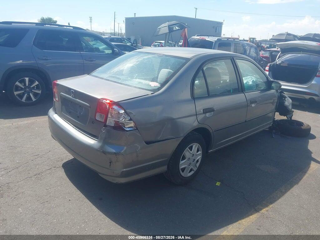 1HGES16385L026554 2005 HONDA CIVIC photo no. 4