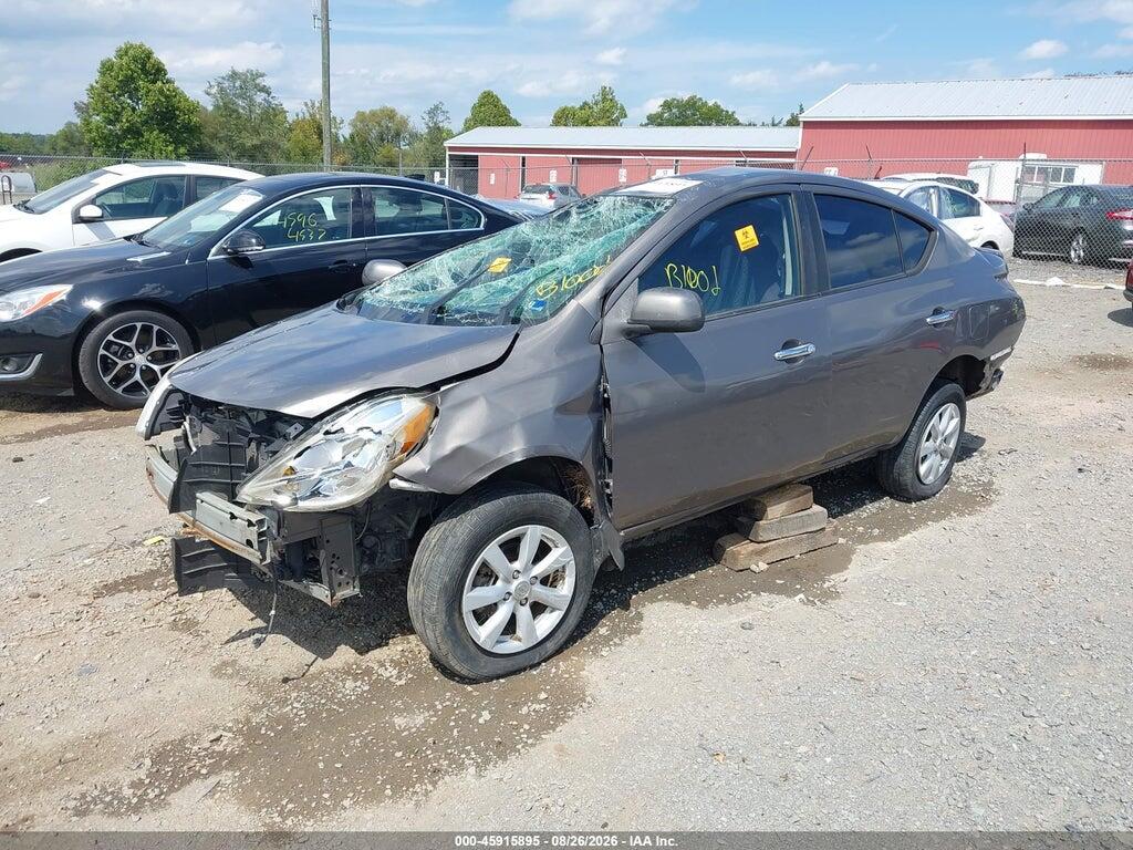 3N1CN7AP0CL846447 2012 NISSAN VERSA photo no. 2