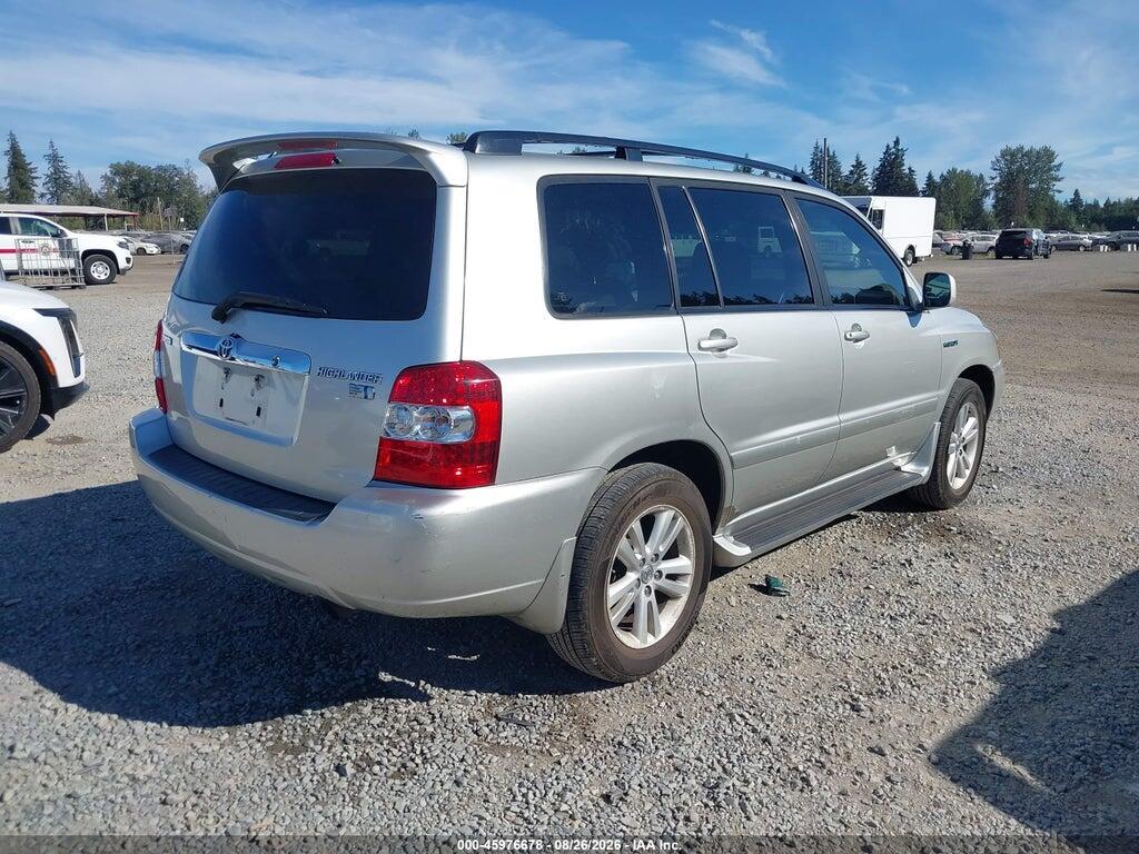 JTEGW21A670020971 2007 TOYOTA HIGHLANDER HYBRID photo no. 4