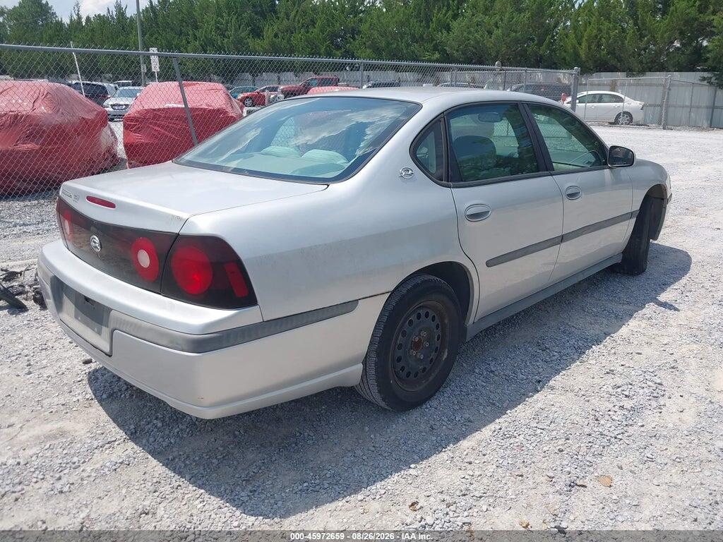 2G1WF52E049305968 2004 CHEVROLET IMPALA photo no. 3