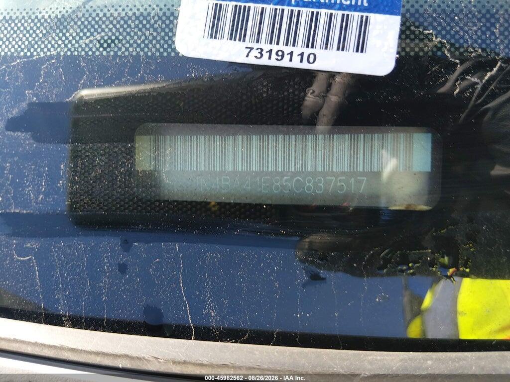 1N4BA41E85C837517 2005 NISSAN MAXIMA photo no. 11