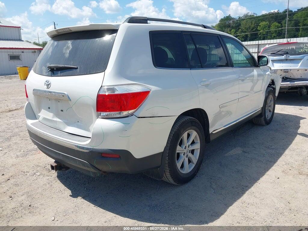 5TDZK3EH5CS081340 2012 TOYOTA HIGHLANDER photo no. 4