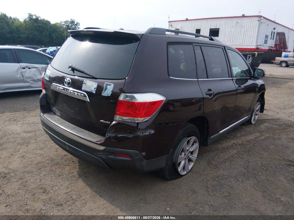 5TDBK3EH0CS112124 2012 TOYOTA HIGHLANDER photo no. 4