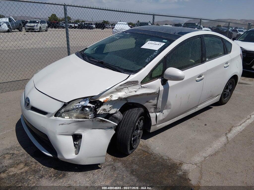 JTDKN3DU9C5482239 2012 TOYOTA PRIUS photo no. 2