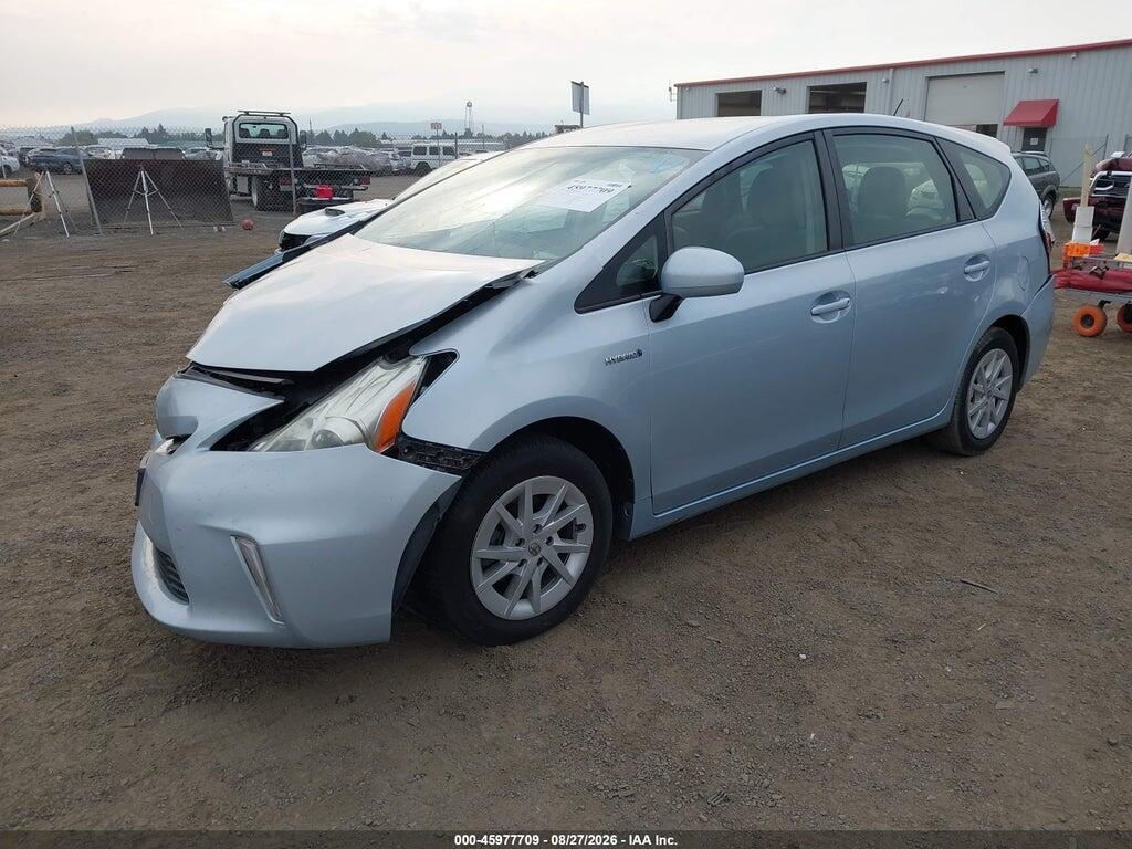 JTDZN3EU2C3127065 2012 TOYOTA PRIUS V photo no. 2