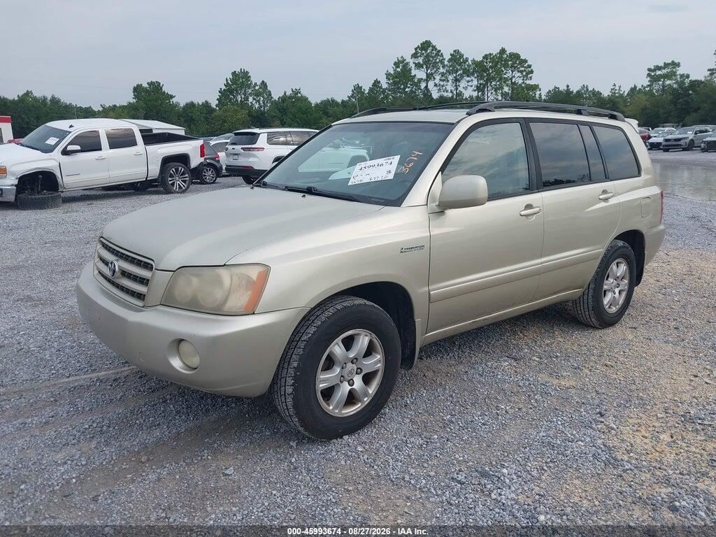 JTEGF21A230095953 2003 TOYOTA HIGHLANDER photo no. 2