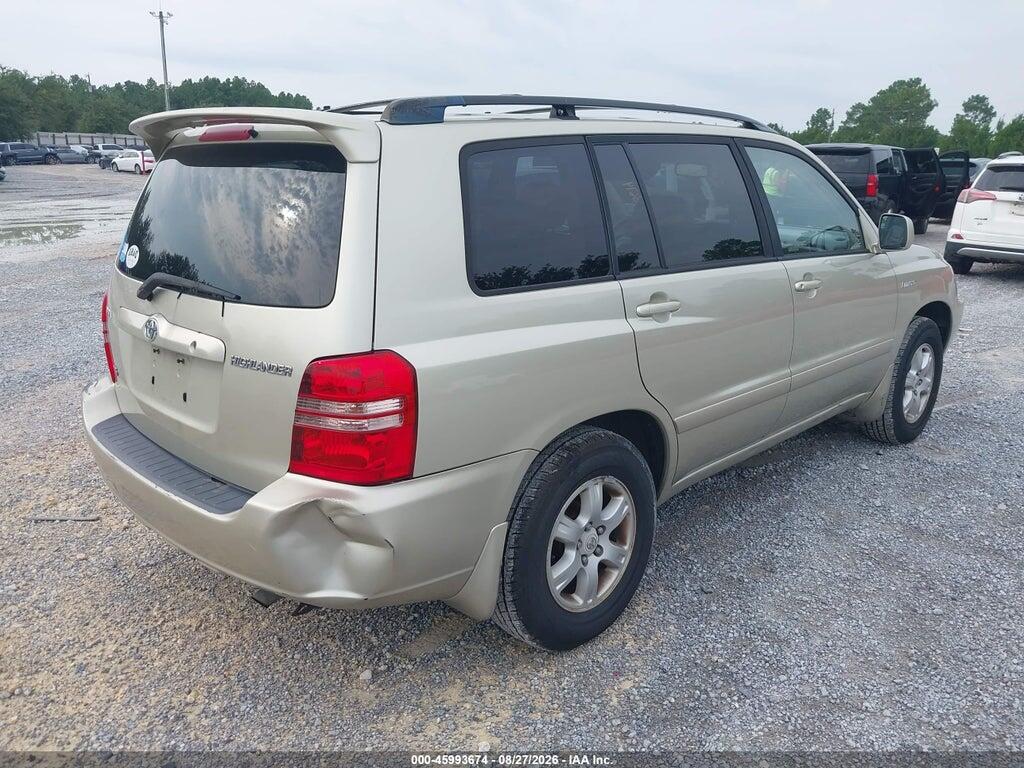 JTEGF21A230095953 2003 TOYOTA HIGHLANDER photo no. 4
