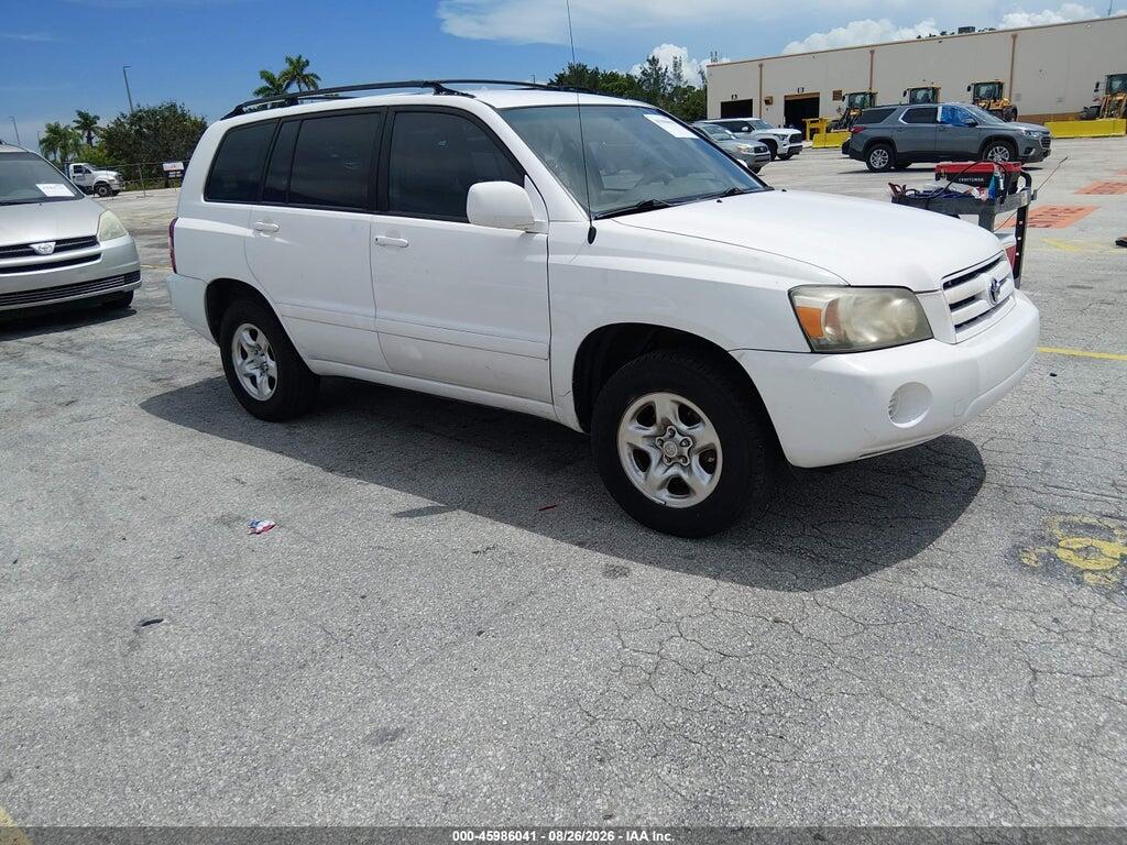 2005 TOYOTA HIGHLANDER JTEGD21AX50124995