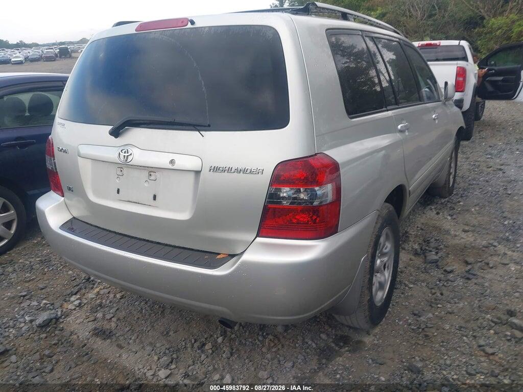 JTEGP21A750044481 2005 TOYOTA HIGHLANDER photo no. 4