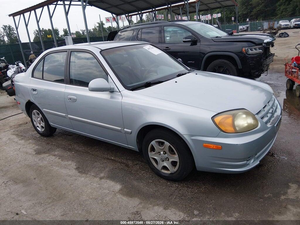 2004 HYUNDAI ACCENT KMHCG45C54U538240
