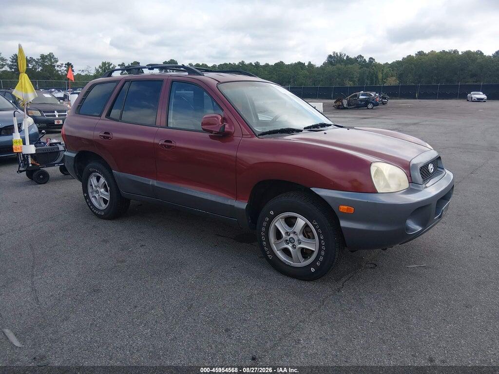 2004 HYUNDAI SANTA FE KM8SC13E54U730736