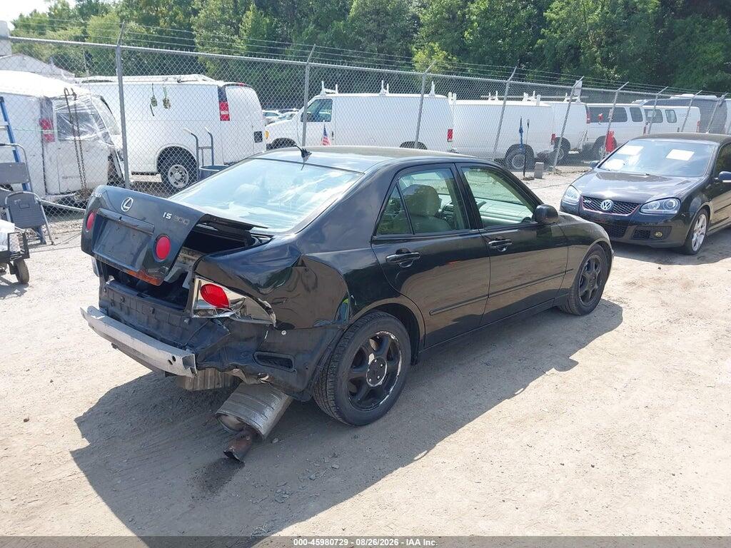 JTHBD182410030899 2001 LEXUS IS 300 photo no. 4