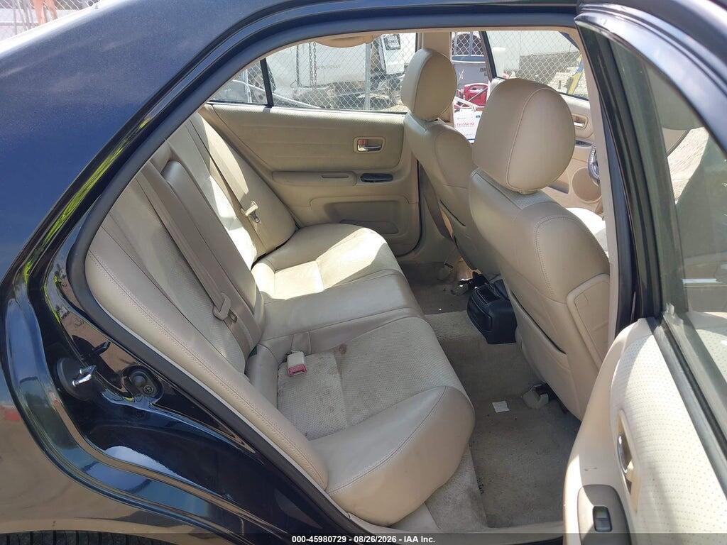 JTHBD182410030899 2001 LEXUS IS 300 photo no. 8