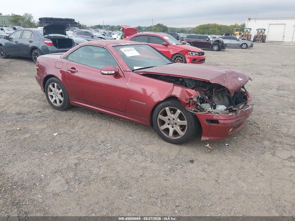 2001 MERCEDES-BENZ SLK 230 WDBKK49F31F187359
