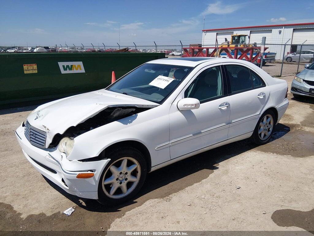 WDBRF61JX1F078668 2001 MERCEDES-BENZ C 240 photo no. 2