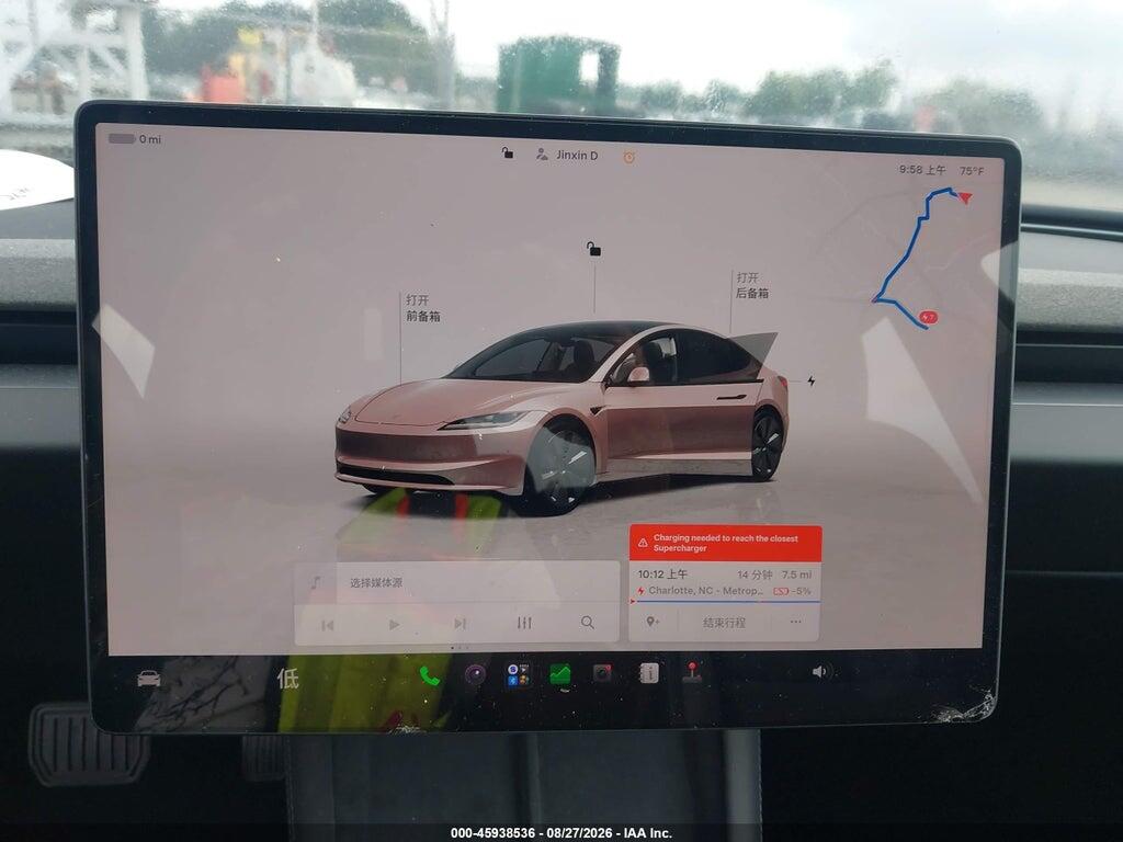 5YJ3E1EA4SF967978 2025 TESLA MODEL 3 photo no. 7