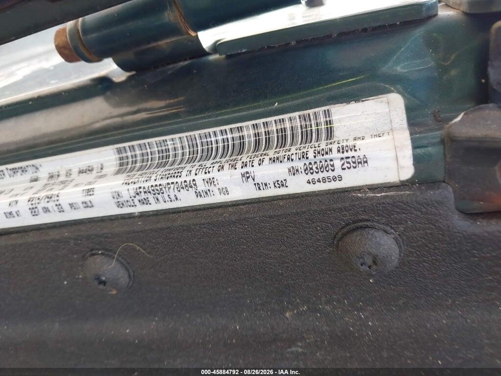 1J4FA49S8YP704849 2000 JEEP WRANGLER photo no. 9