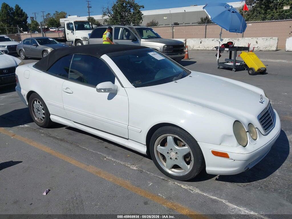 2000 MERCEDES-BENZ CLK 430 WDBLK70G7YT052814