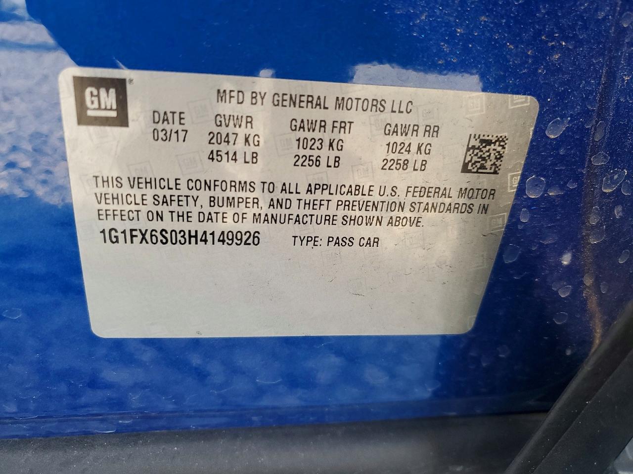 2017 CHEVROLET BOLT EV PREMIER — Фото 14 из 14