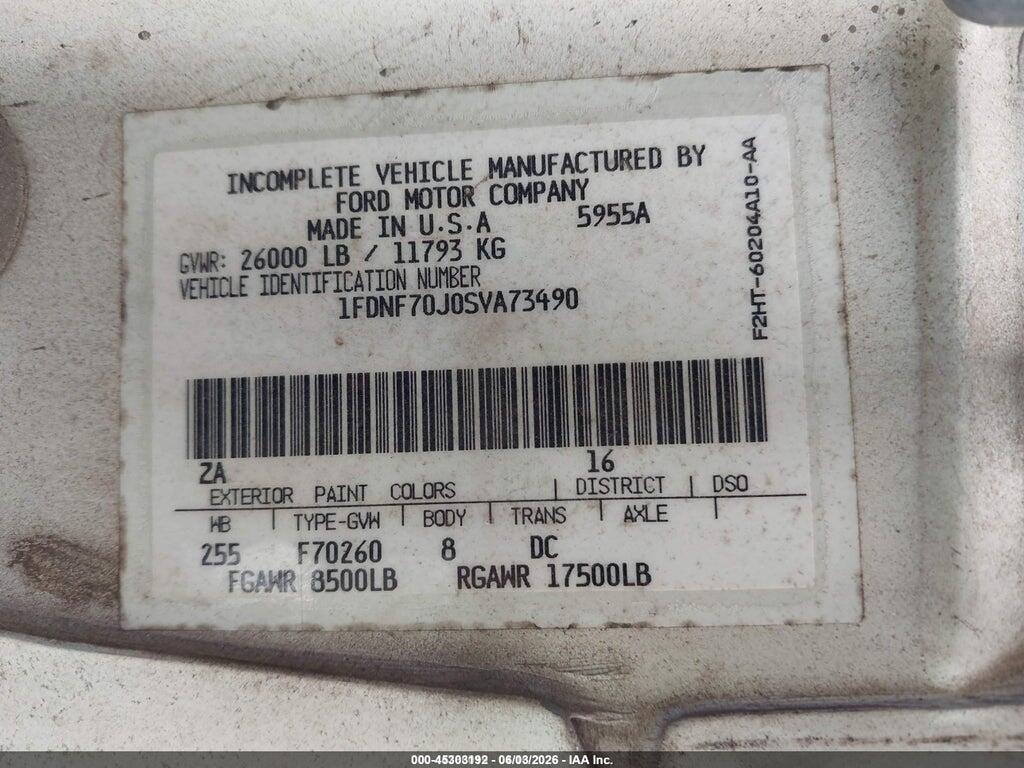 1FDNF70J0SVA73490 1995 FORD F700 photo no. 8