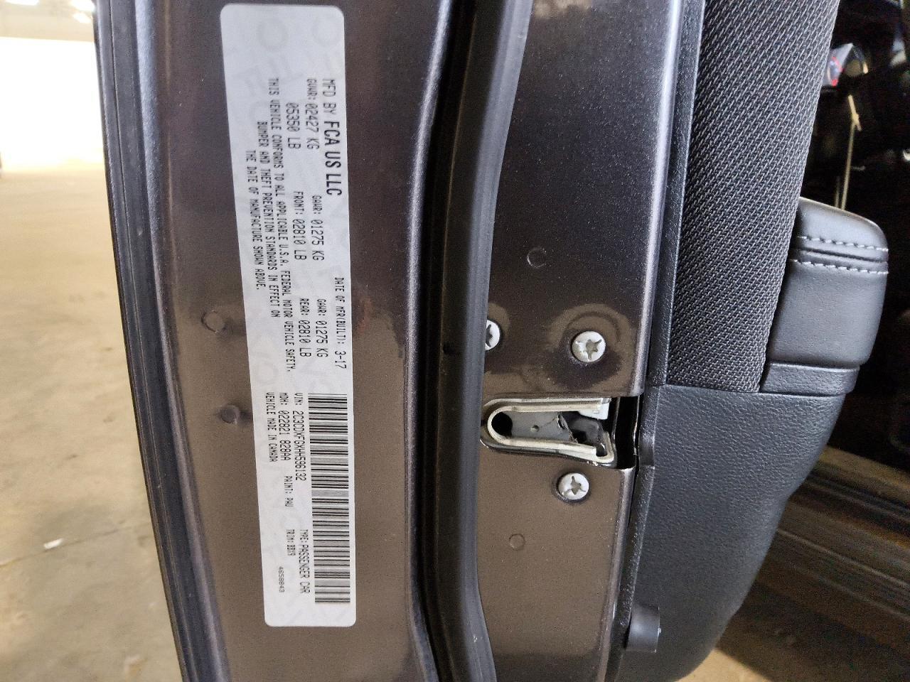 2C3CDXFGXHH596132 2017 DODGE CHARGER photo no. 12