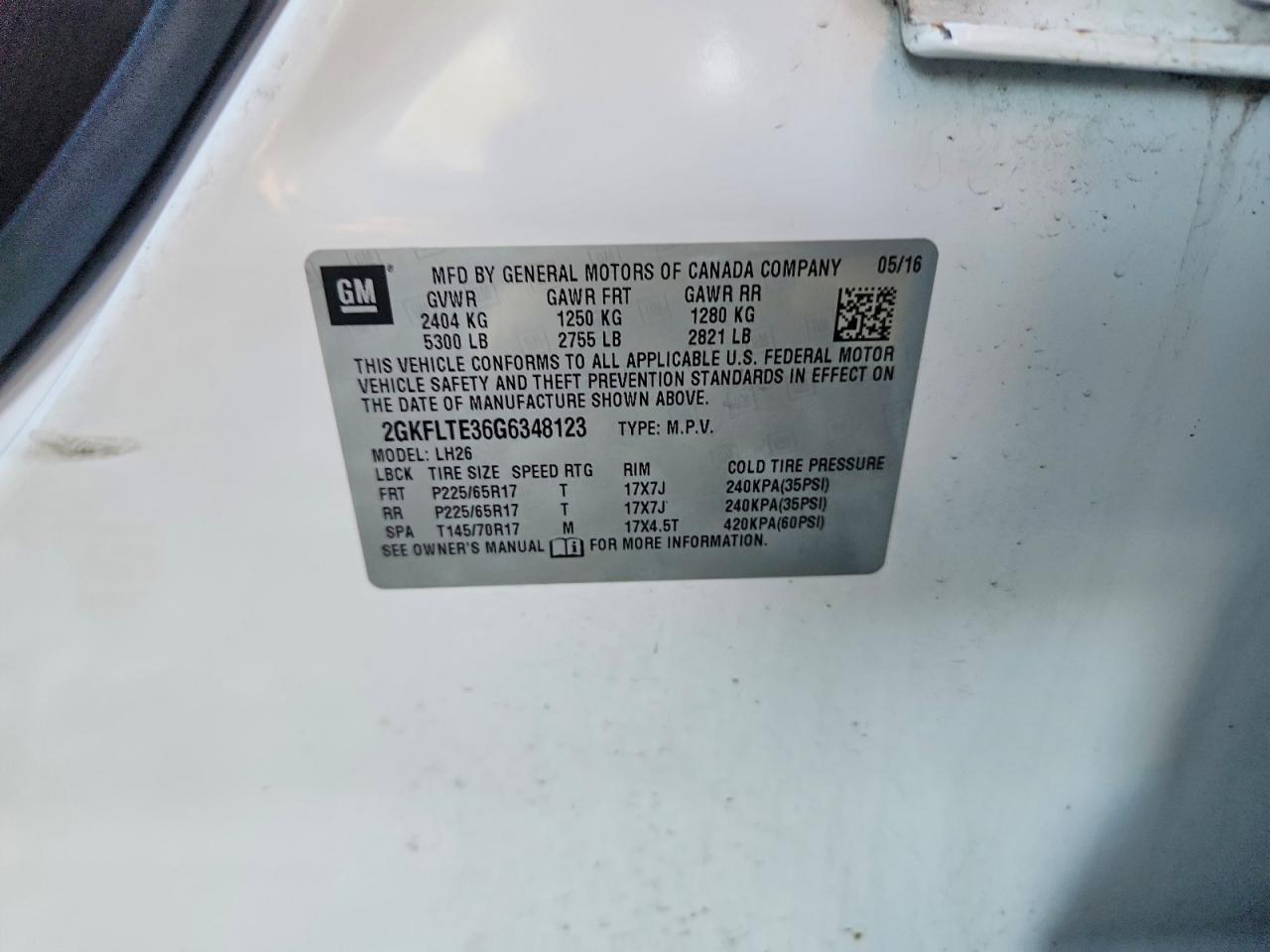 2016 GMC TERRAIN SLE — Фото 12 из 12