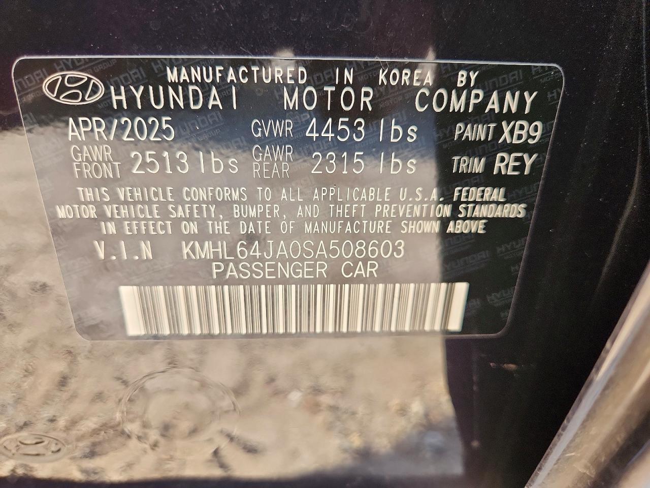 2025 HYUNDAI SONATA SEL — Фото 13 из 13