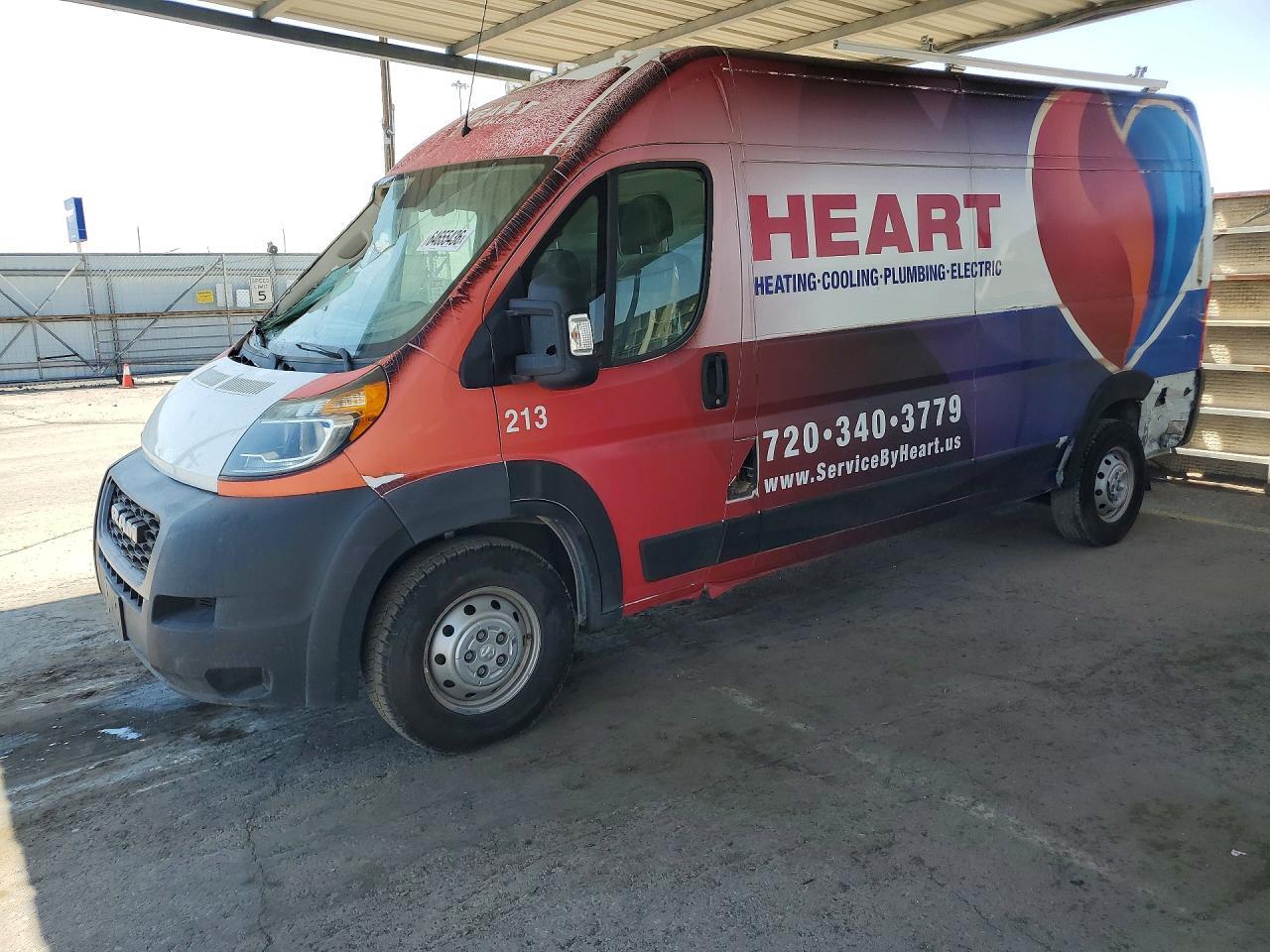 2021 RAM PROMASTER 2500 3C6LRVDG2ME523581