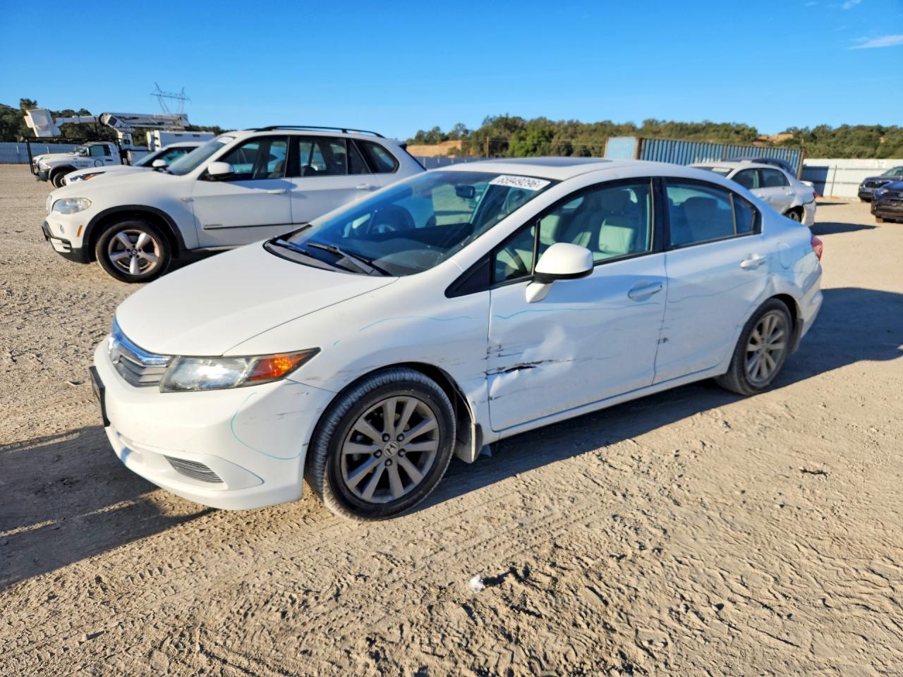2012 HONDA CIVIC 19XFB2F8XCE353211