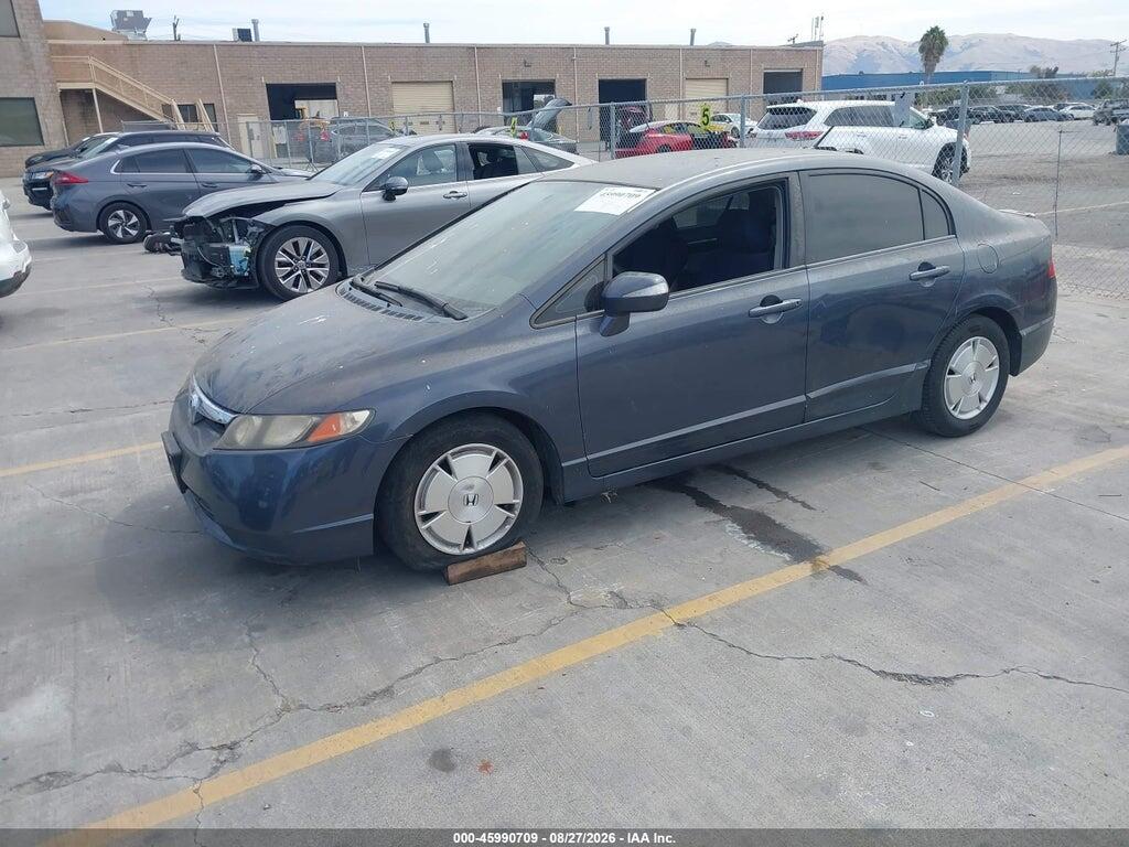 JHMFA36227S028915 2007 HONDA CIVIC HYBRID photo no. 2