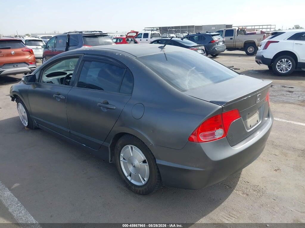 JHMFA36287S016364 2007 HONDA CIVIC HYBRID photo no. 3