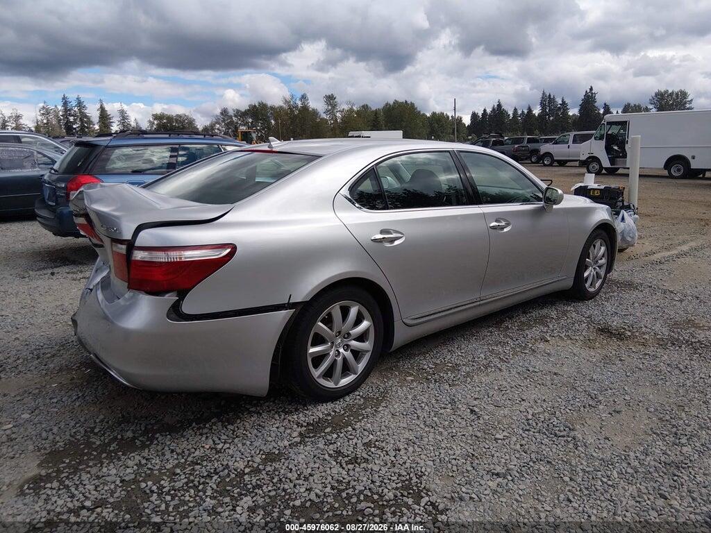 JTHGL46F275002191 2007 LEXUS LS 460 photo no. 4
