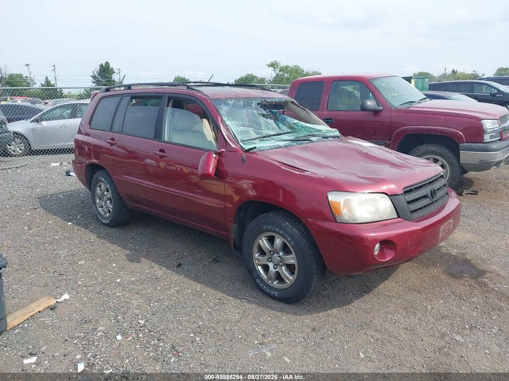 2007 TOYOTA HIGHLANDER JTEDP21A470142163