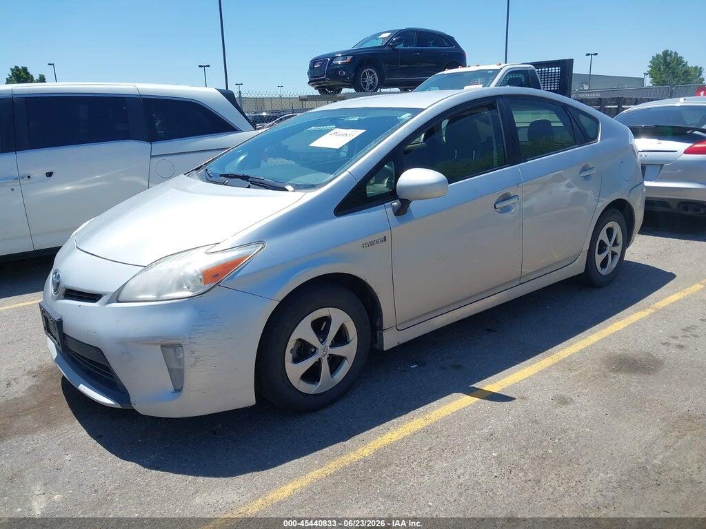 JTDKN3DUXC5537863 2012 TOYOTA PRIUS photo no. 2