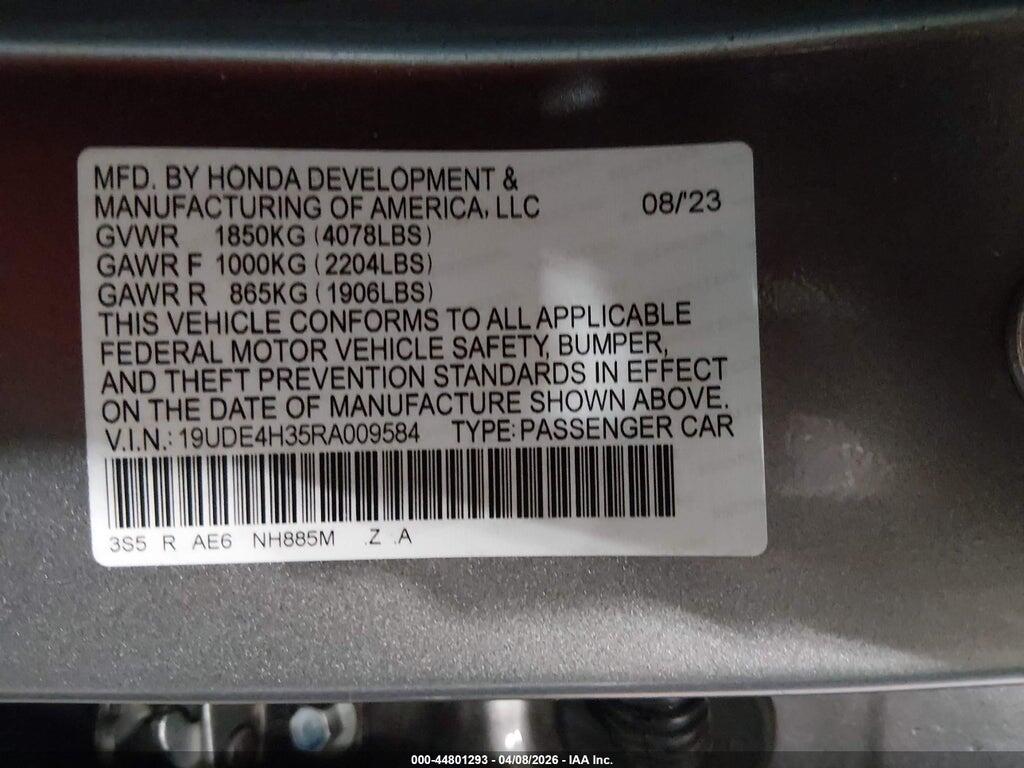 19UDE4H35RA009584 2024 ACURA INTEGRA photo no. 9