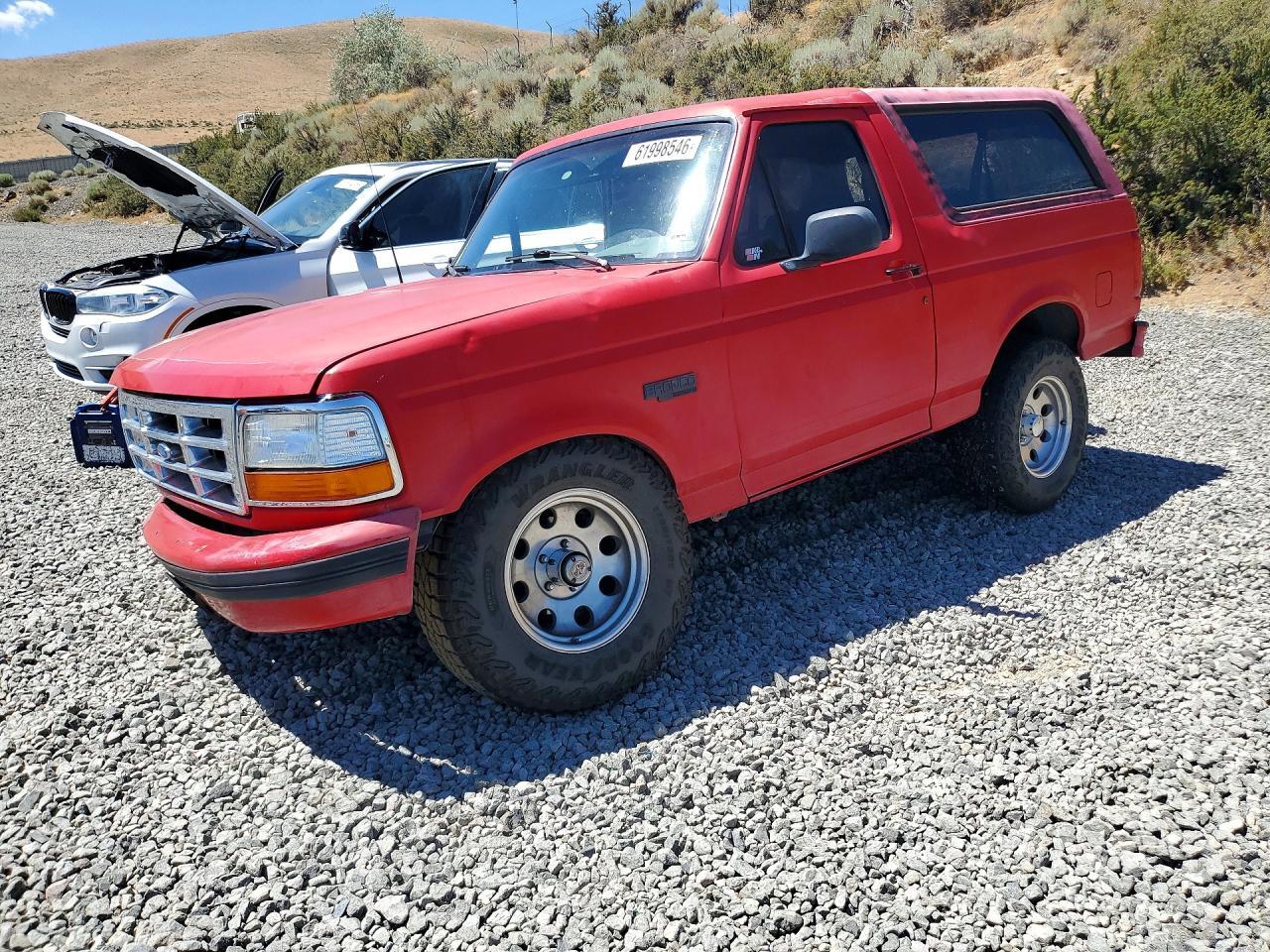 1996 FORD BRONCO 1FMEU15H6TLA60880