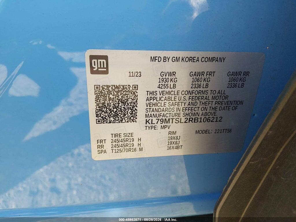 KL79MTSL2RB106212 2024 CHEVROLET TRAILBLAZER photo no. 9